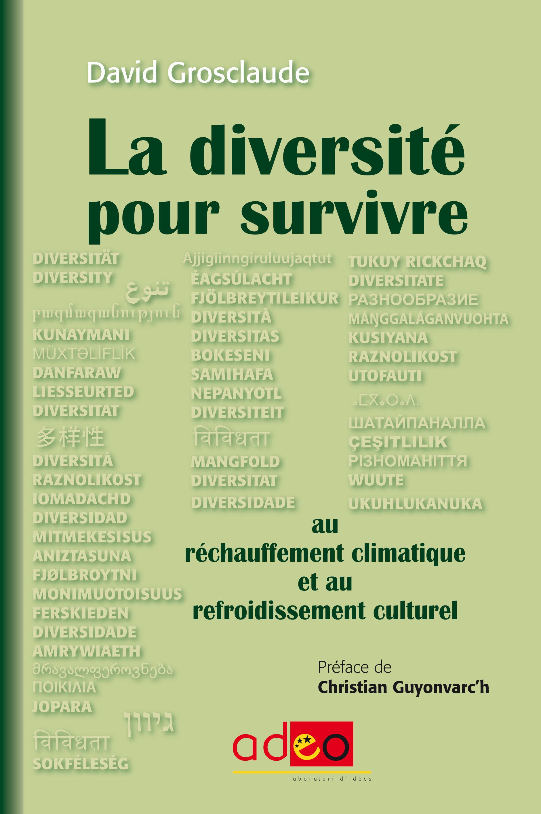 Rencontre avec David Grosclaude autour de son livre La diversité pour survivre