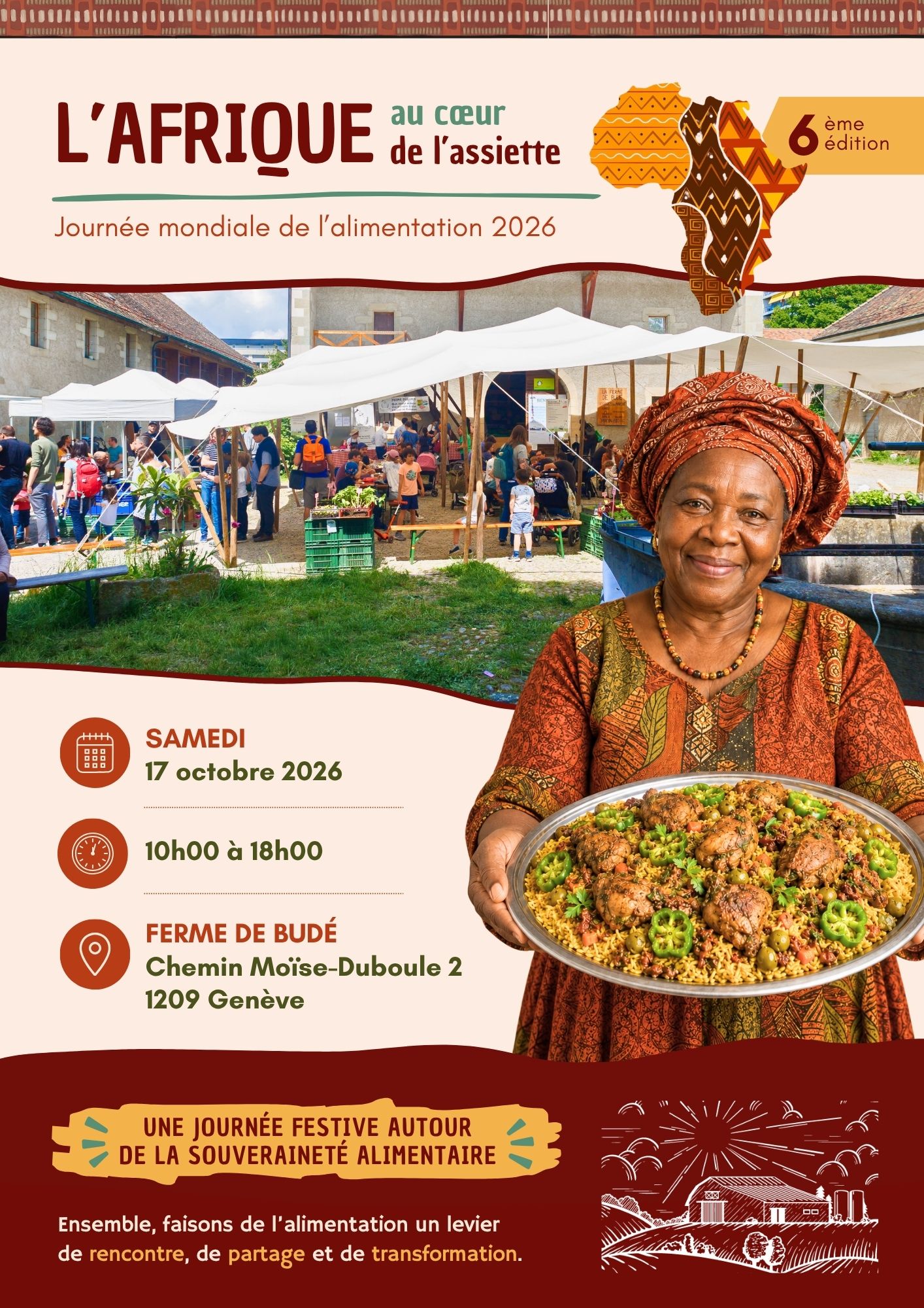 L'Afrique au coeur de l'assiette - une journée festive autour de notre souveraineté alimentaire!