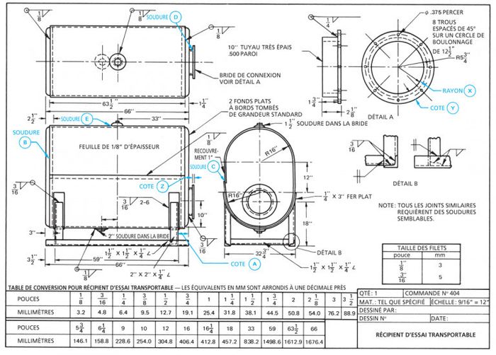 Lecture de plan industriel