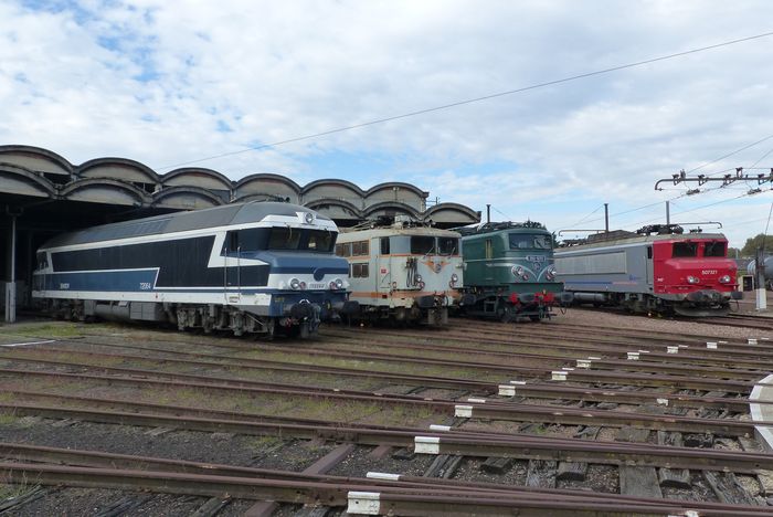 Visite de la rotonde de Laroche Migennes et ses locomotives historiques