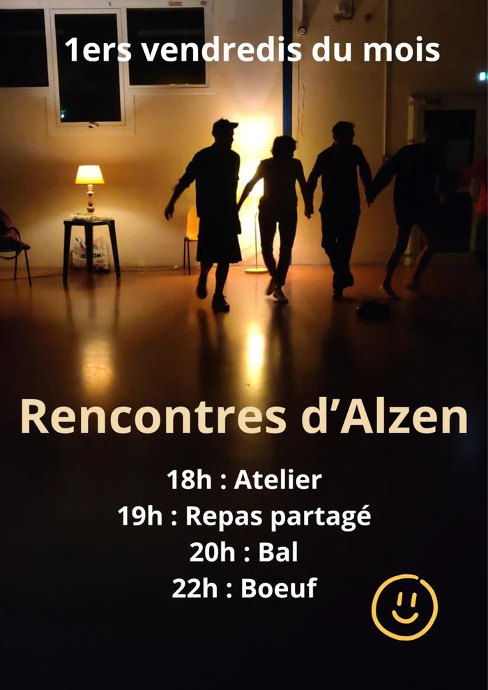 Affiche, Rencontre musiciennins-danseureuses d'Alzen