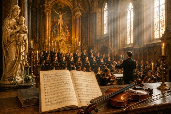 Affiche — Splendeurs de la musique sacrée en Europe Occidentale - de Bach à Schubert