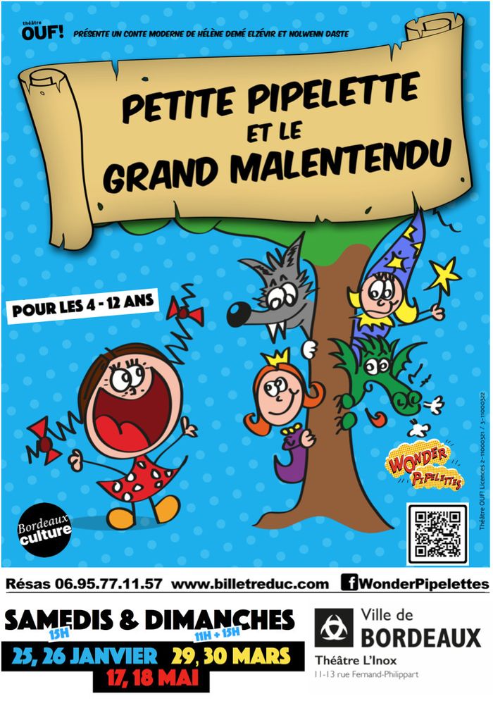 Petite Pipelette et le Grand Malentendu (jeune public 4-12 ans)