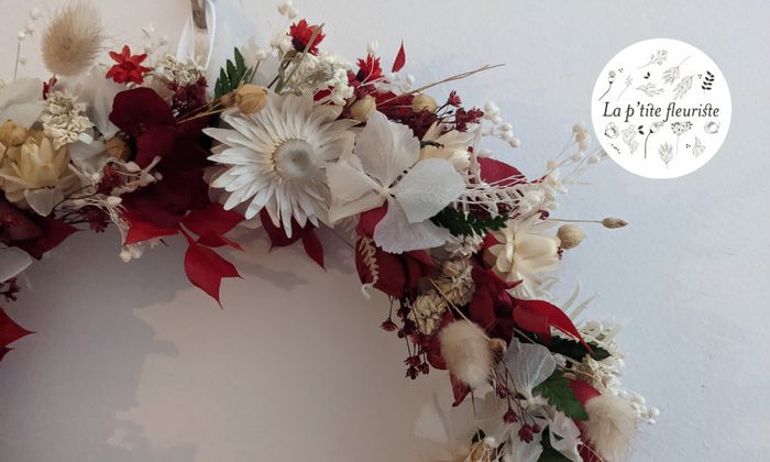 ATELIER ARTISTIQUE | Couronne de fleurs séchées