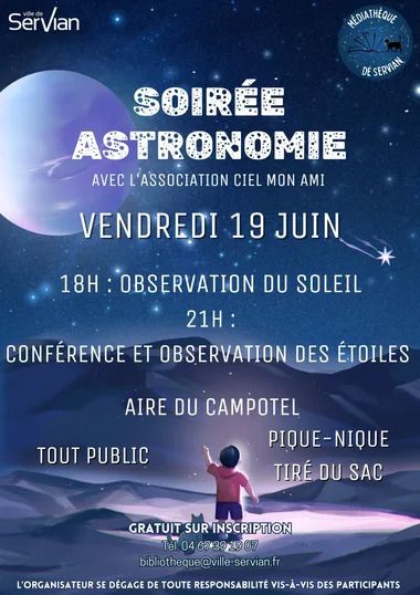 Soirée Astronomie – Servian