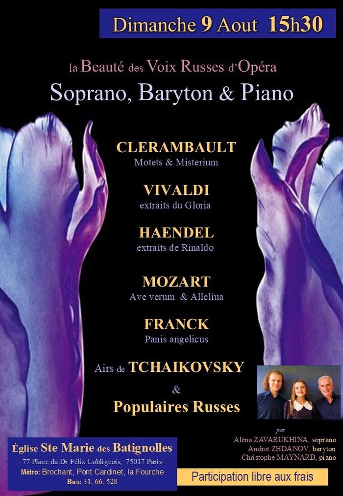 Affiche — La beauté des voix russes d'opéra