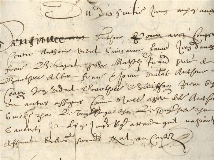 Lecture de procès d'ancien régime- niveau débutants