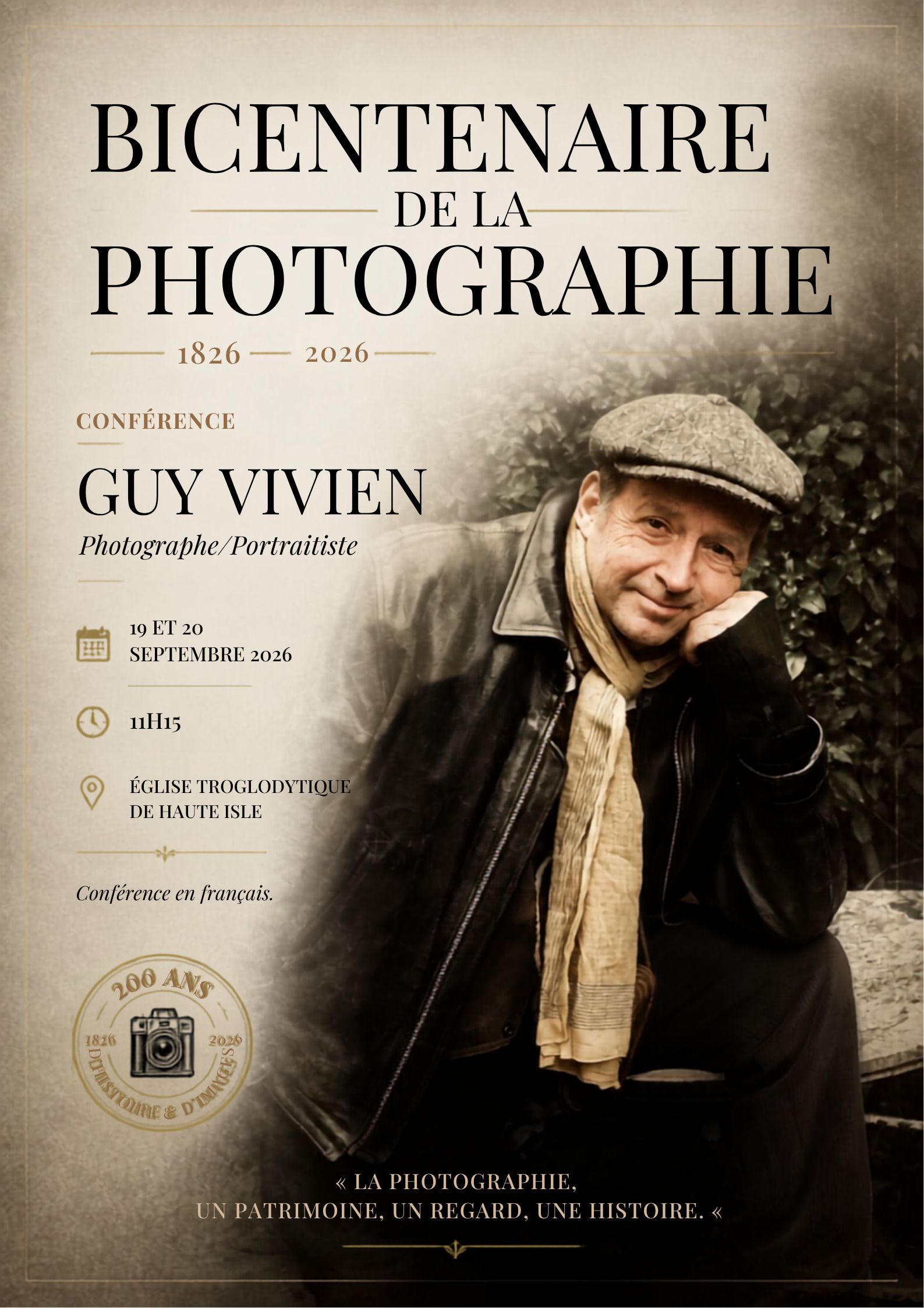 Conférence « La vie d'un photographe »
