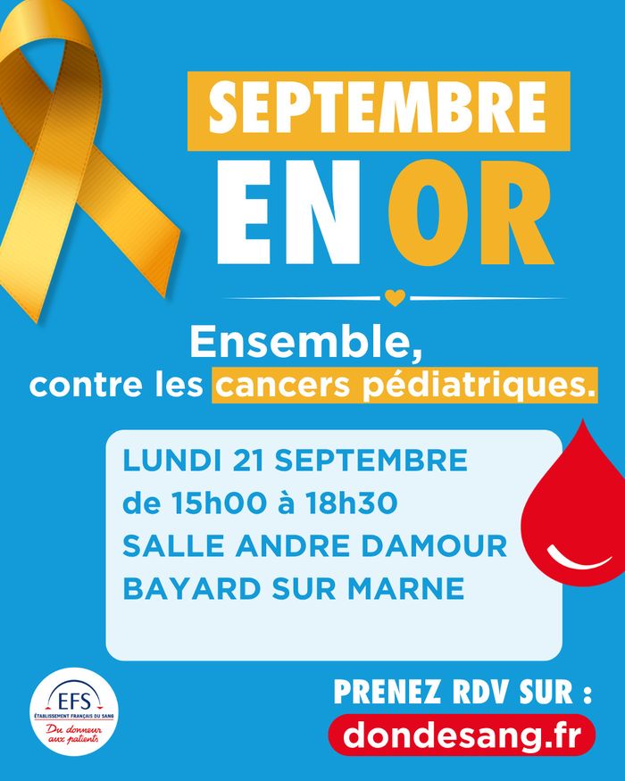 Collecte de sang à Bayard-sur-Marne