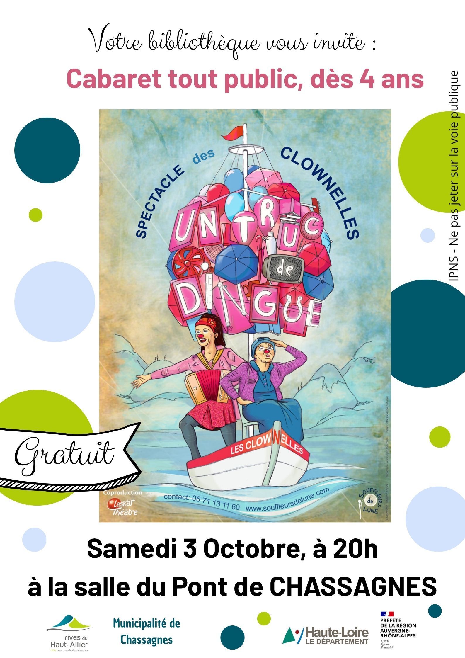 Spectacle des clownelles: Un truc de dingue