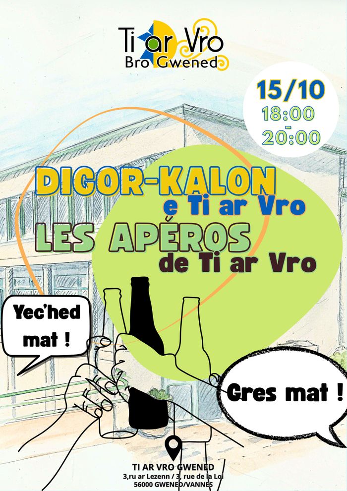 Les portes de la Maison sont ouvertes pour un apéro à toutes celles et ceux qui font vivre Ti ar Vro.