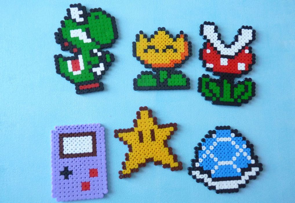 Perles à repasser - Thème Super Mario