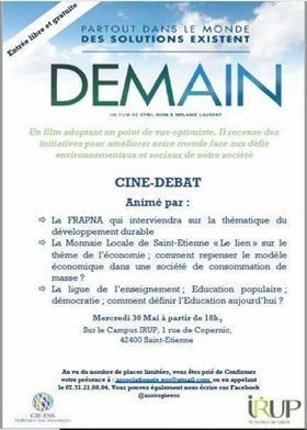 [Projection-débat] du film « DEMAIN »