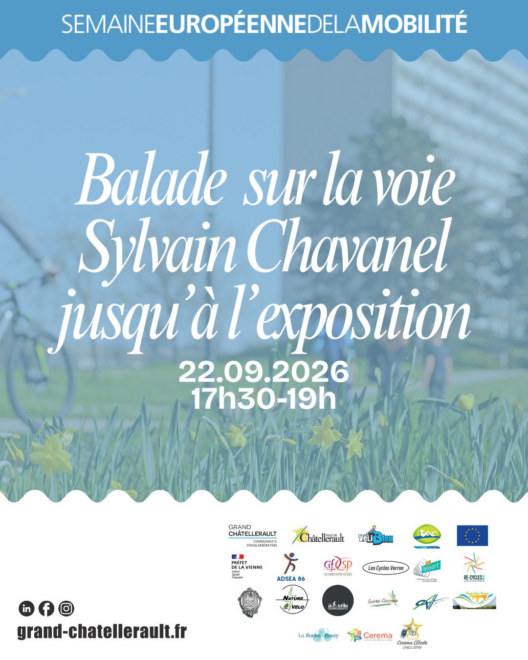 Balade sur la voie Sylvain Chavanel jusqu'à l'exposition