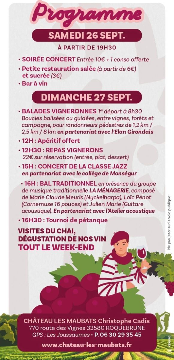 Affiche — Bal trad avec la Ménagerie
