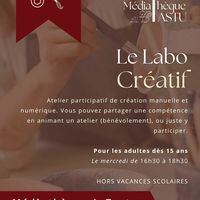 Le Labo Créatif | Médiathèque J. Tastu