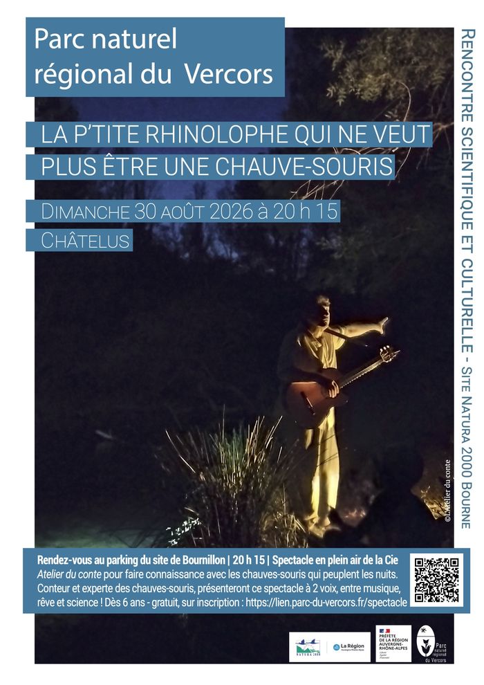 Spectacle en plein air "La P'tite Rhinolophe qui ne veut plus être une chauve-souris"