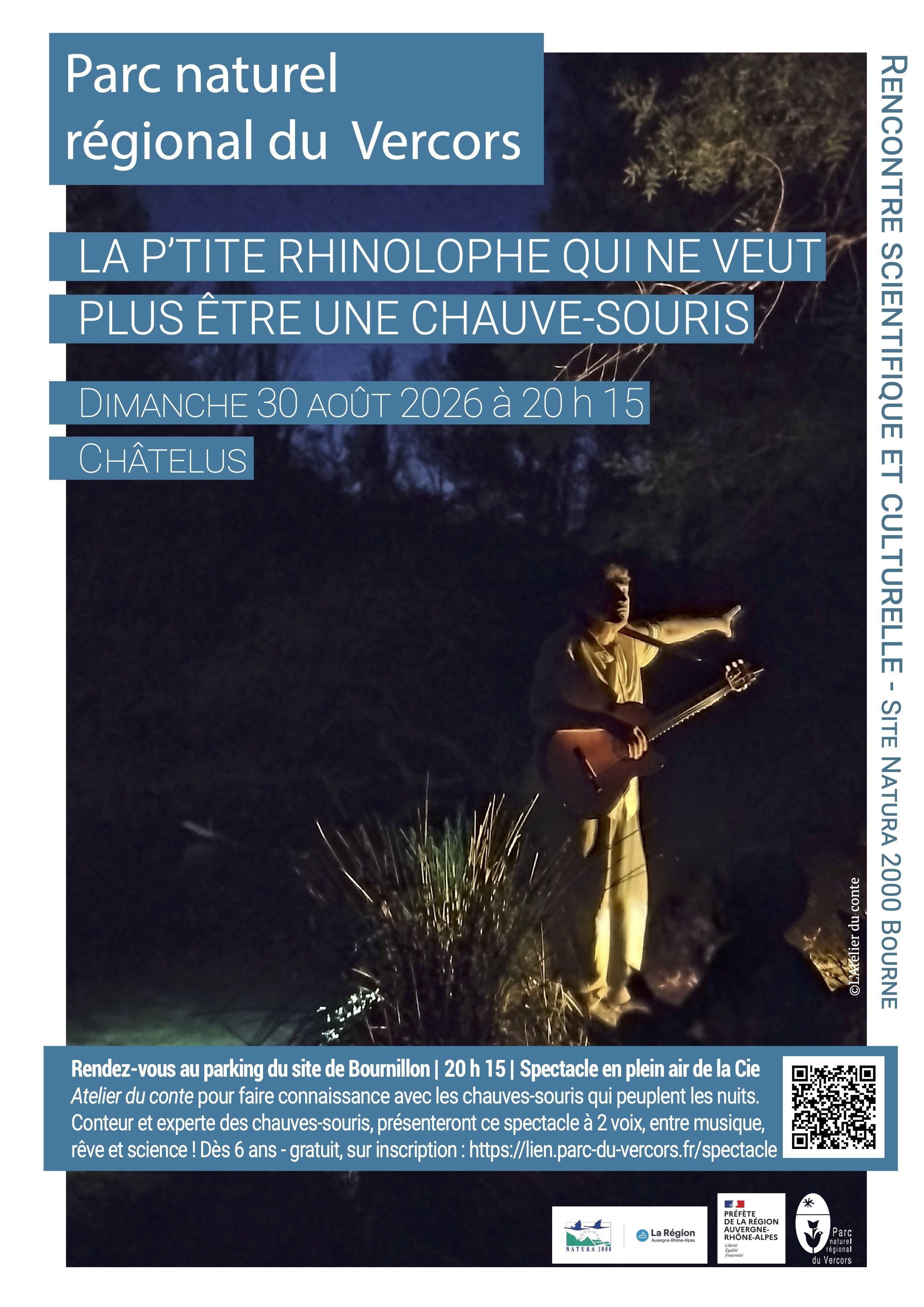 Spectacle en plein air "La P'tite Rhinolophe qui ne veut plus être une chauve-souris"