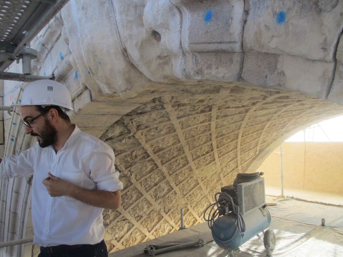 Visite-guidée « Le chantier de restauration de la Porte de Paris »