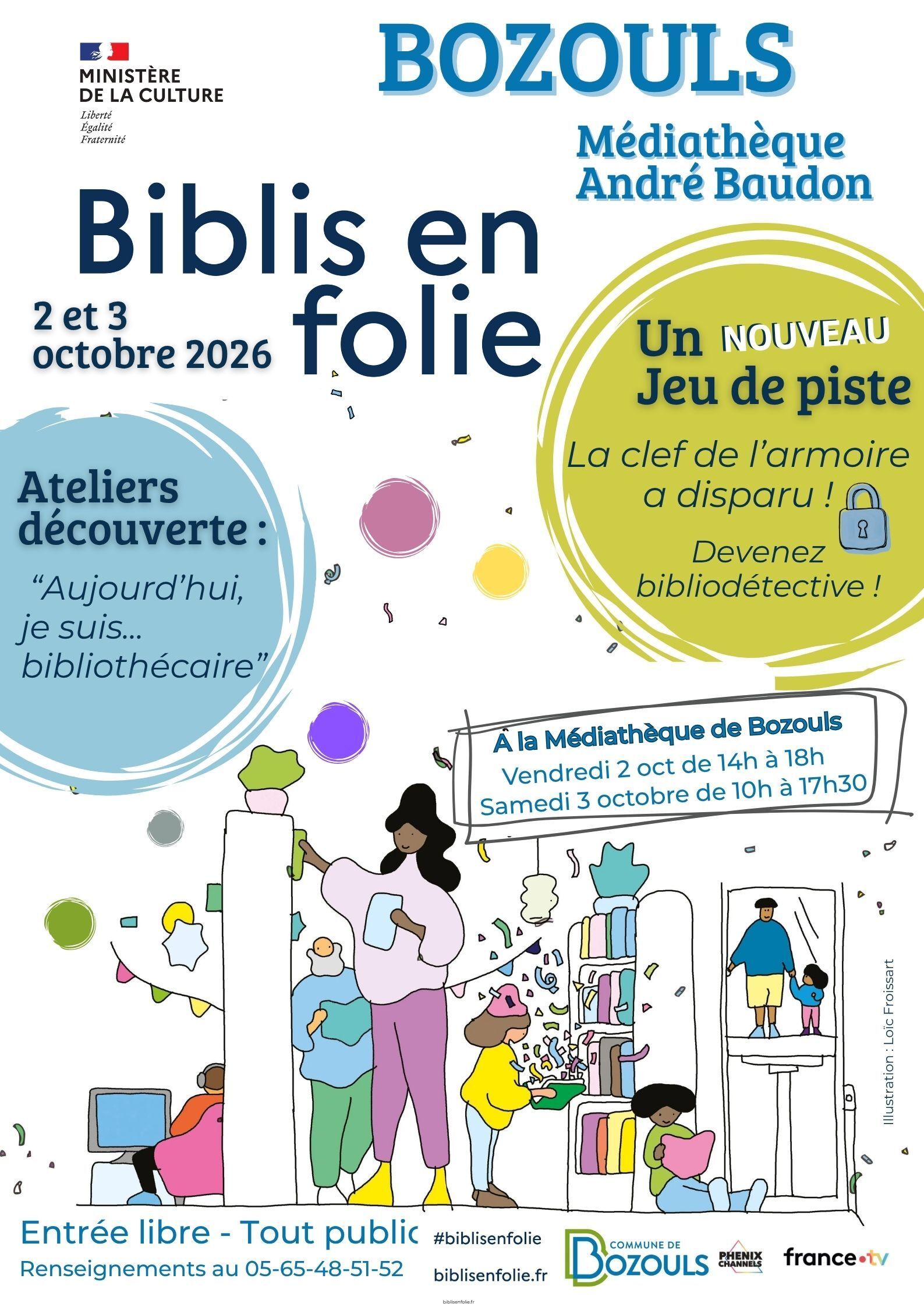 La clef de l’armoire a disparu, devenez bibliodétective !