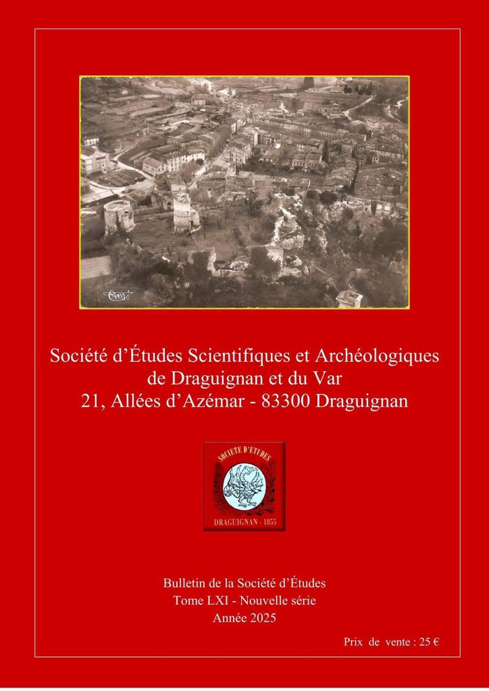 Société d’Études scientifiques et archéologiques de Draguignan et Var - Programme des conférences 2026 – 2027