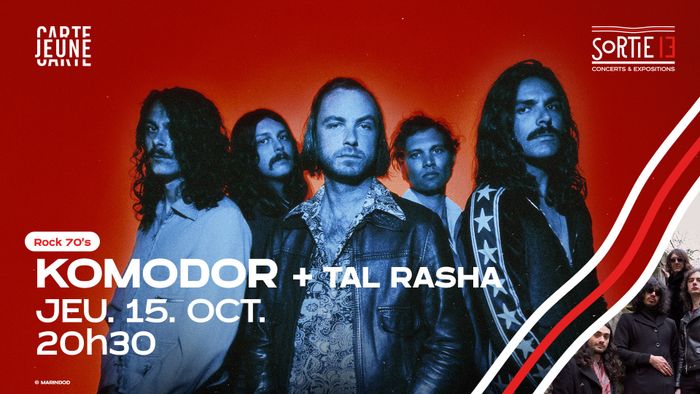 Affiche — Komodor + Tal Rasha