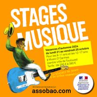 Stage musique pour les jeunes à Toulouse (vacances d'automne 2024)