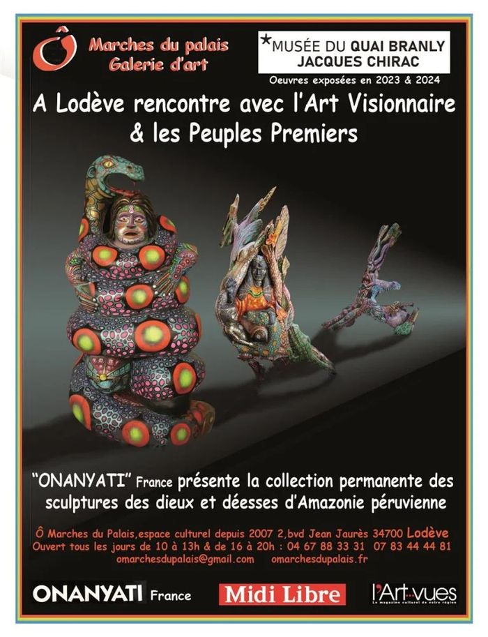 « Onayati, Art Visionnaire d’Amazonie » Rencontre avec l’art visionnaire & les
peuples premiers