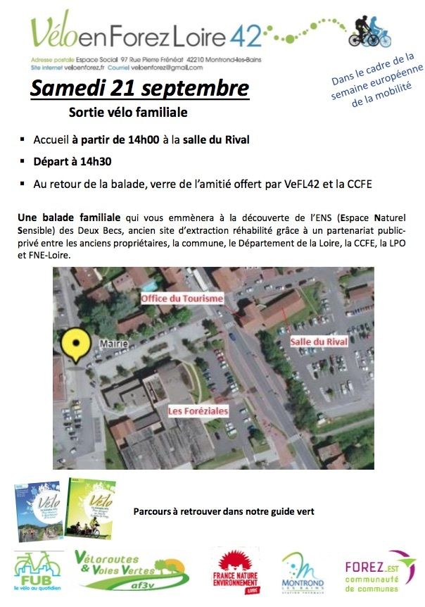 (évènement familial) Sortie vélo familiale