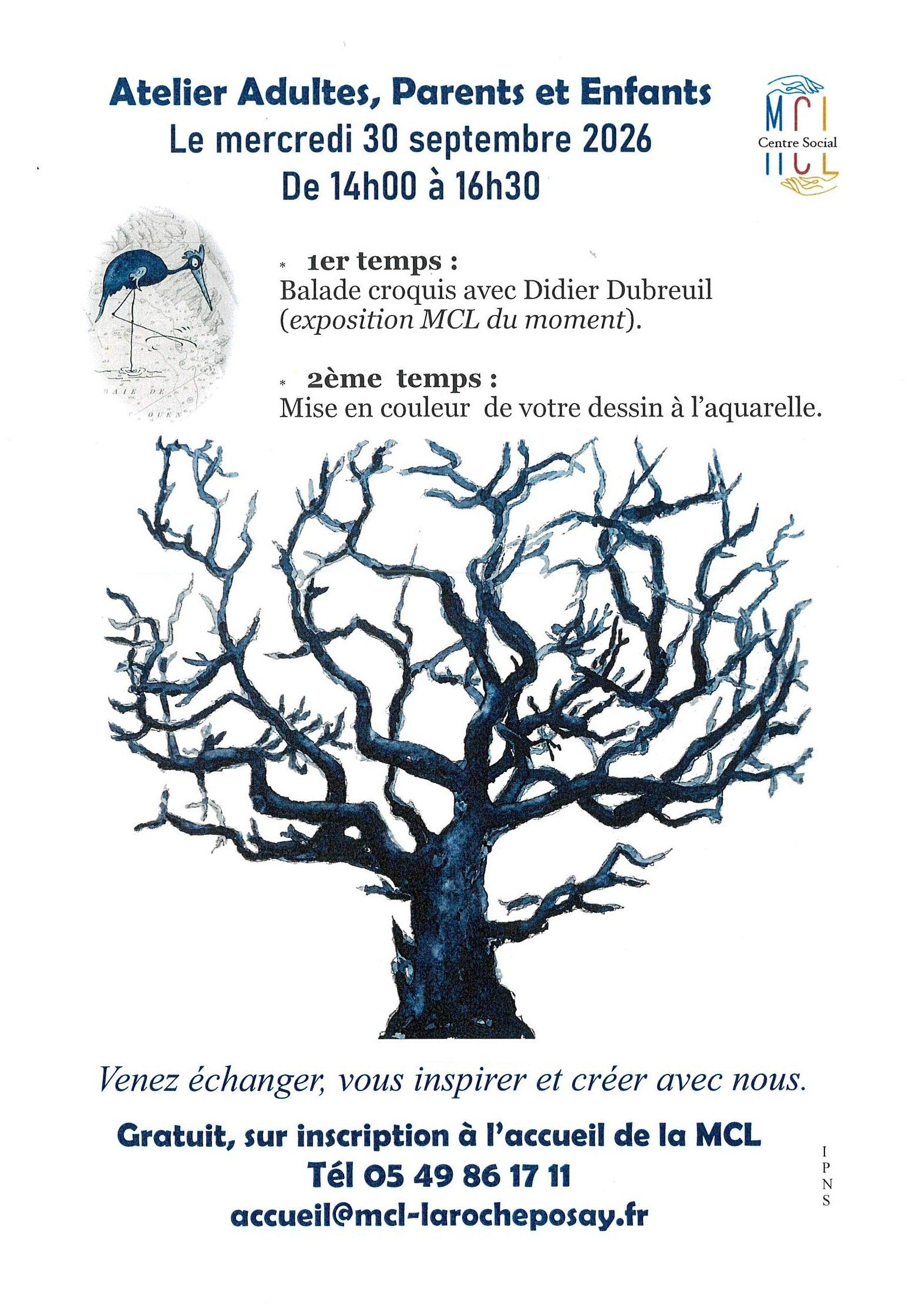 Atelier balade croquis de Didier Dubreuil