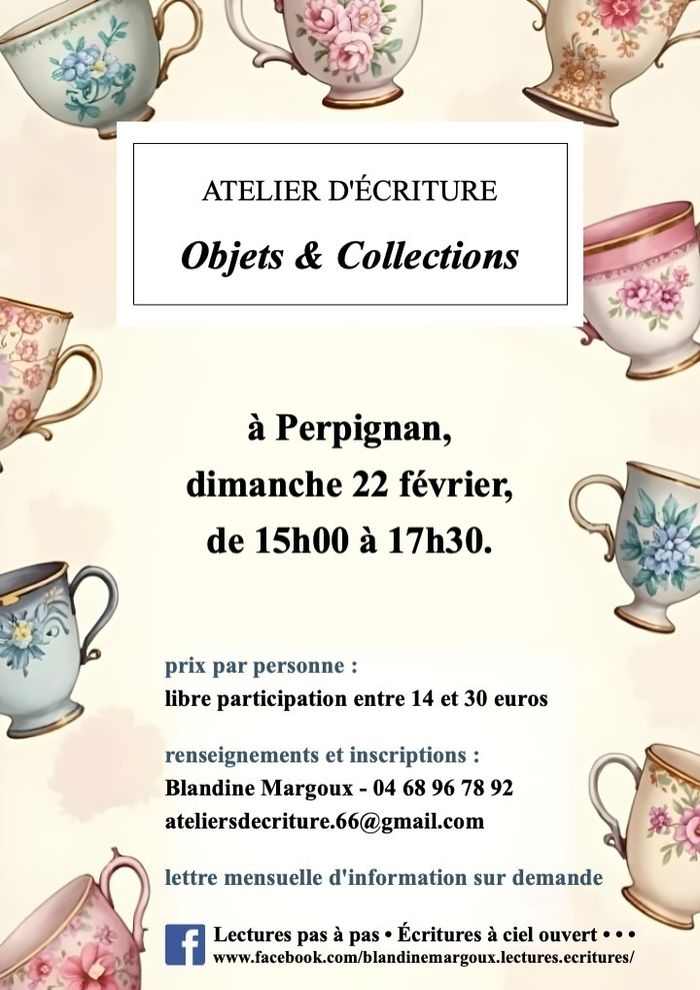Objets & Collections • Atelier d'écriture créative