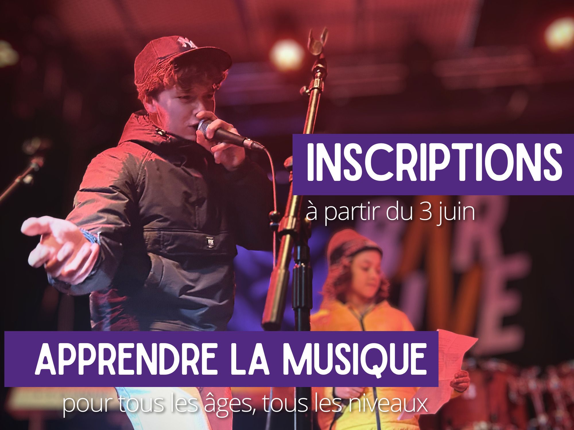 Inscriptions aux cours de musique de l'ARA