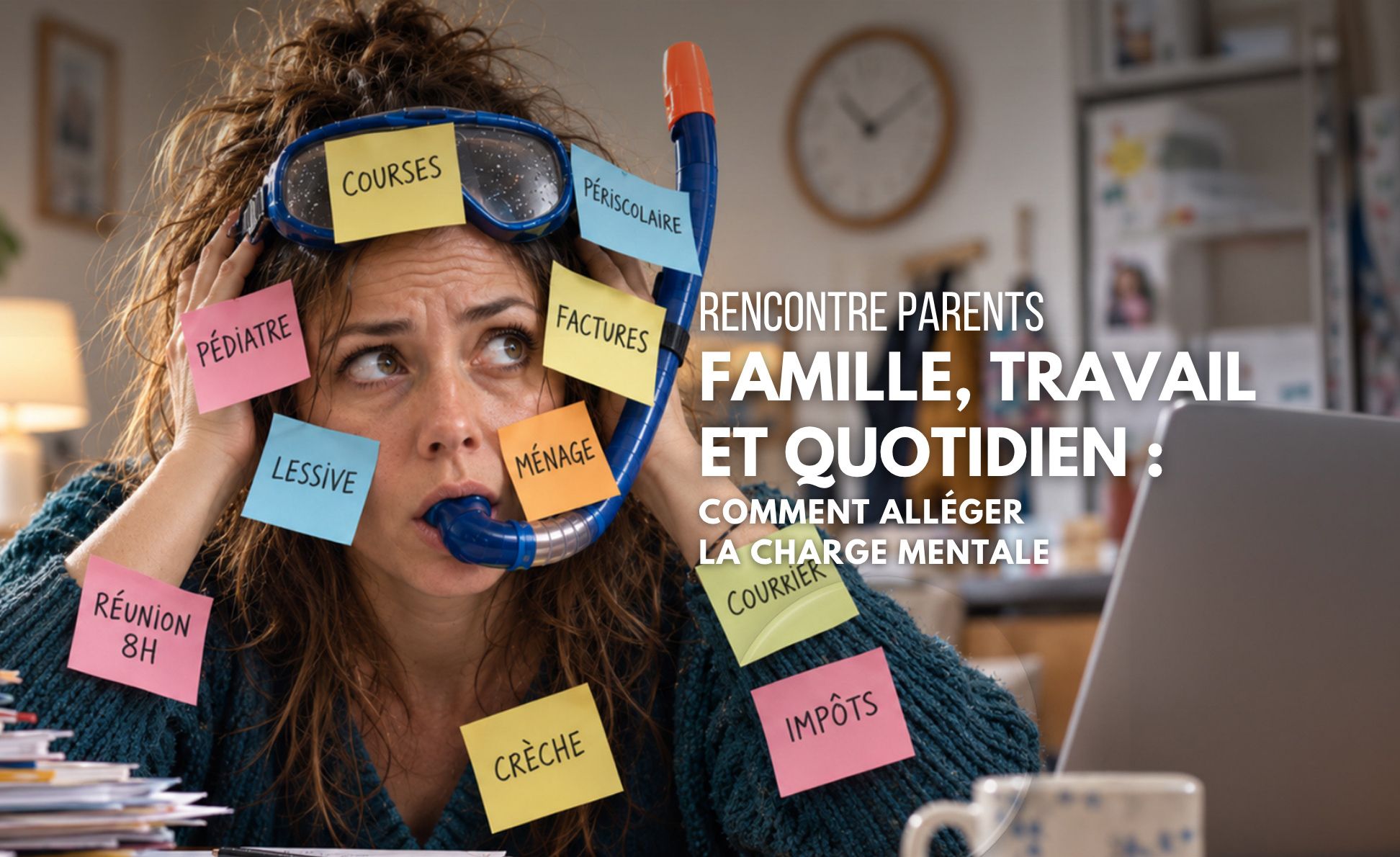 Rencontre : Famille, travail & quotidien... comment alléger la charge mentale
