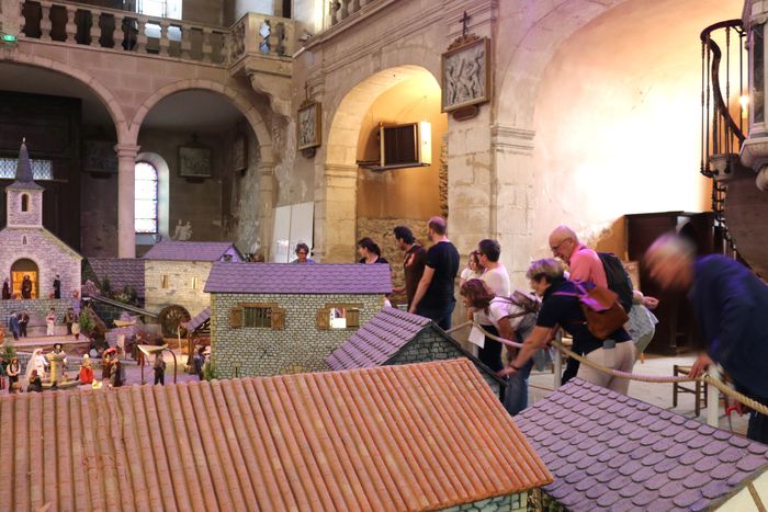 Exhibition of a crèche representing "Le Village Aveyronnais"