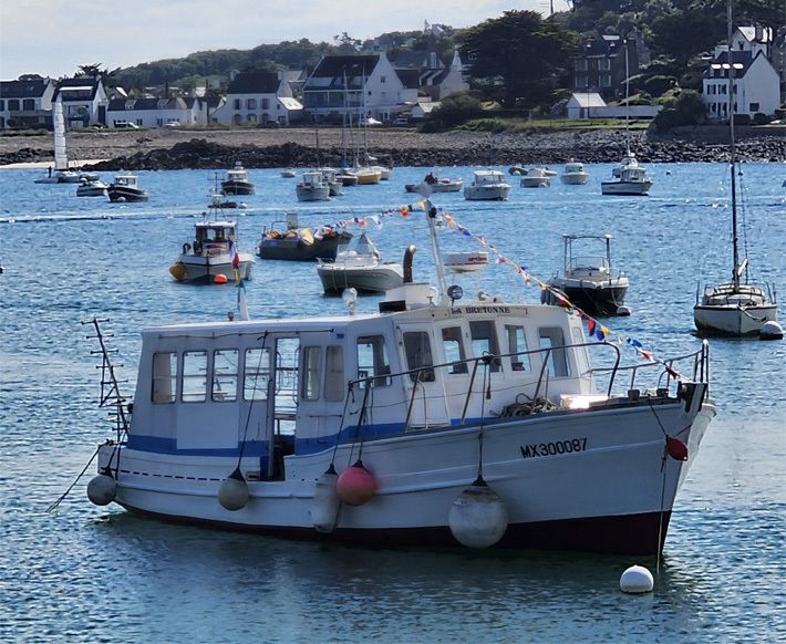 Balades en mer sur la Bretonne, ancienne vedette à passagers de l'île de Batz
