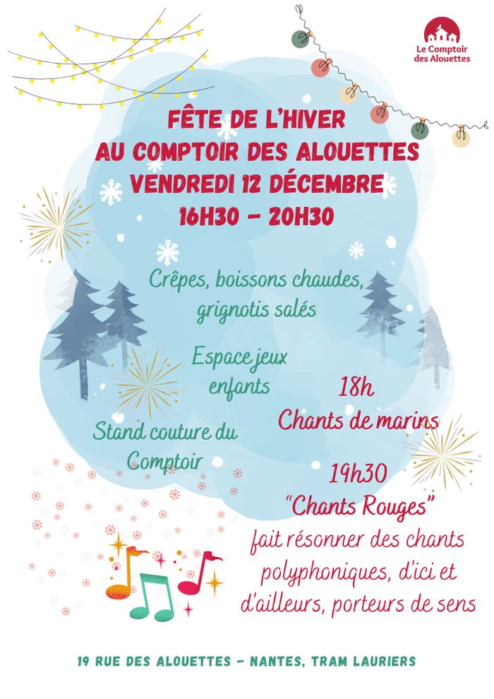 Fête de l'hiver au Comptoir des Alouettes