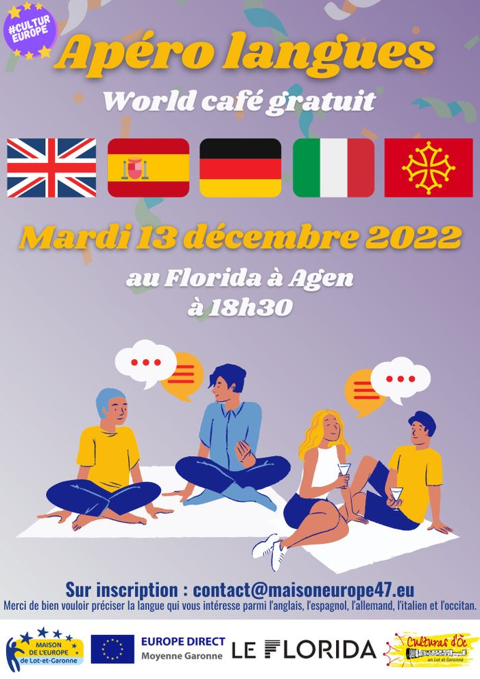 Apéro-langues au Florida à Agen