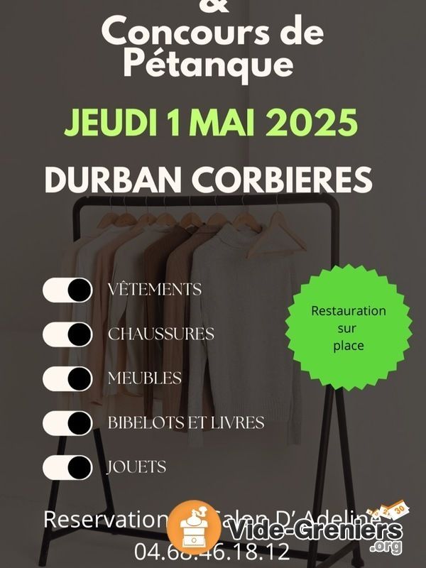 Vide grenier et dressing ,Concours de pétanque