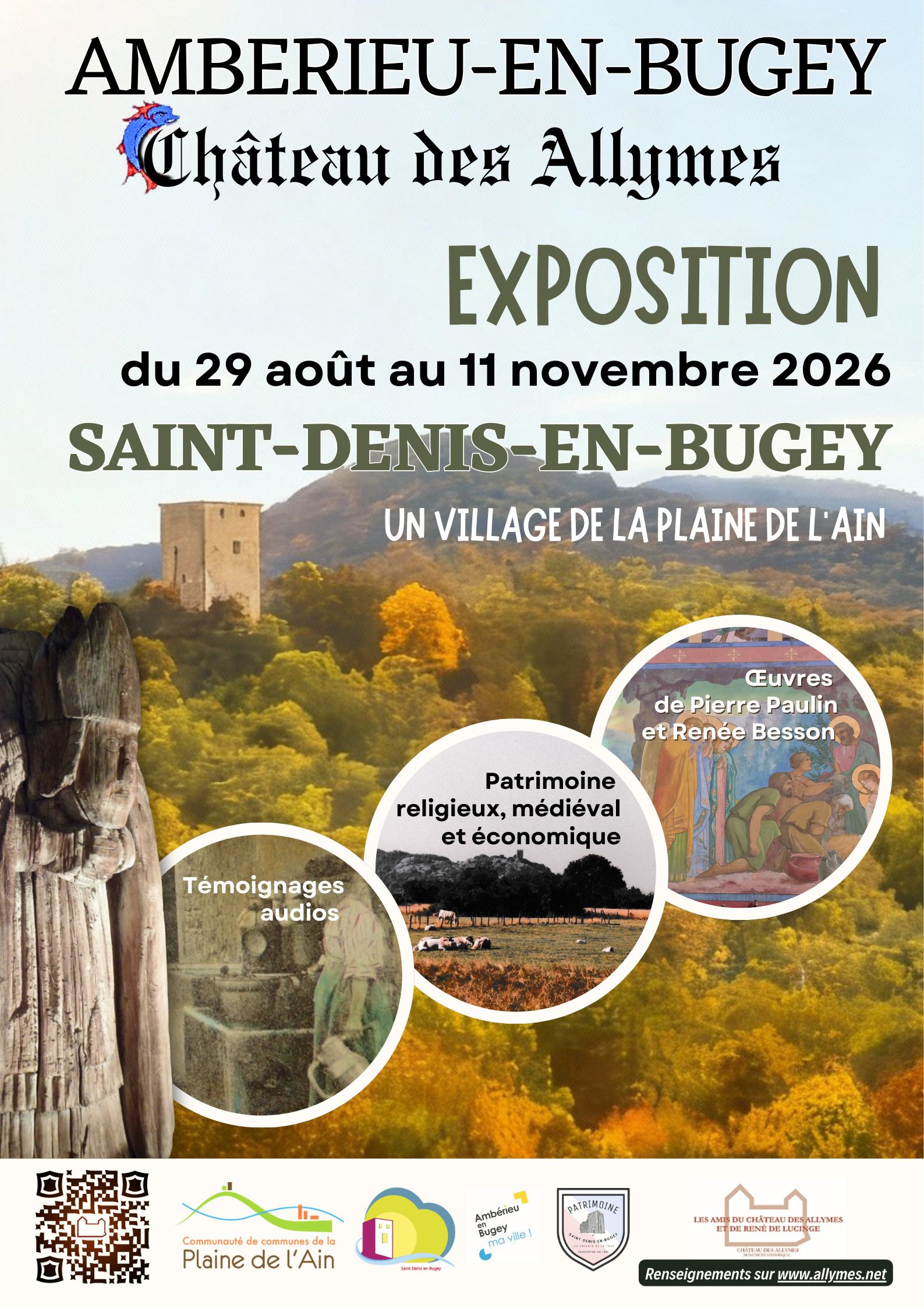 Expo : Saint-Denis-en-Bugey, un village de la Plaine de l'Ain