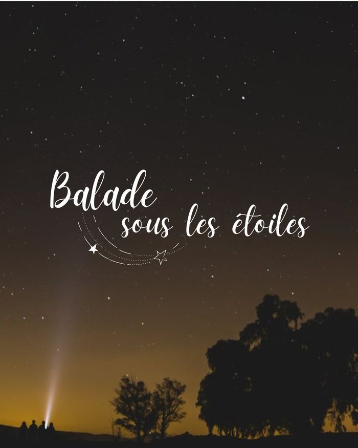 Balade sous les étoiles au Domaine de Lescure