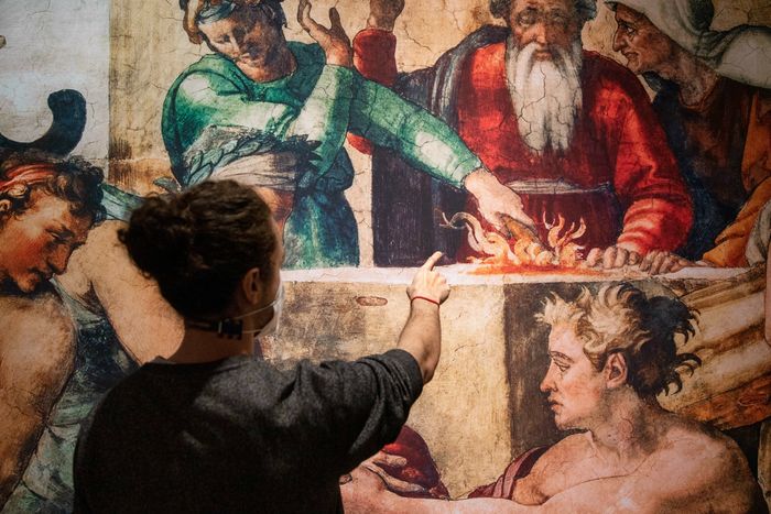 La Chapelle Sixtine de Michel-Ange : l'exposition