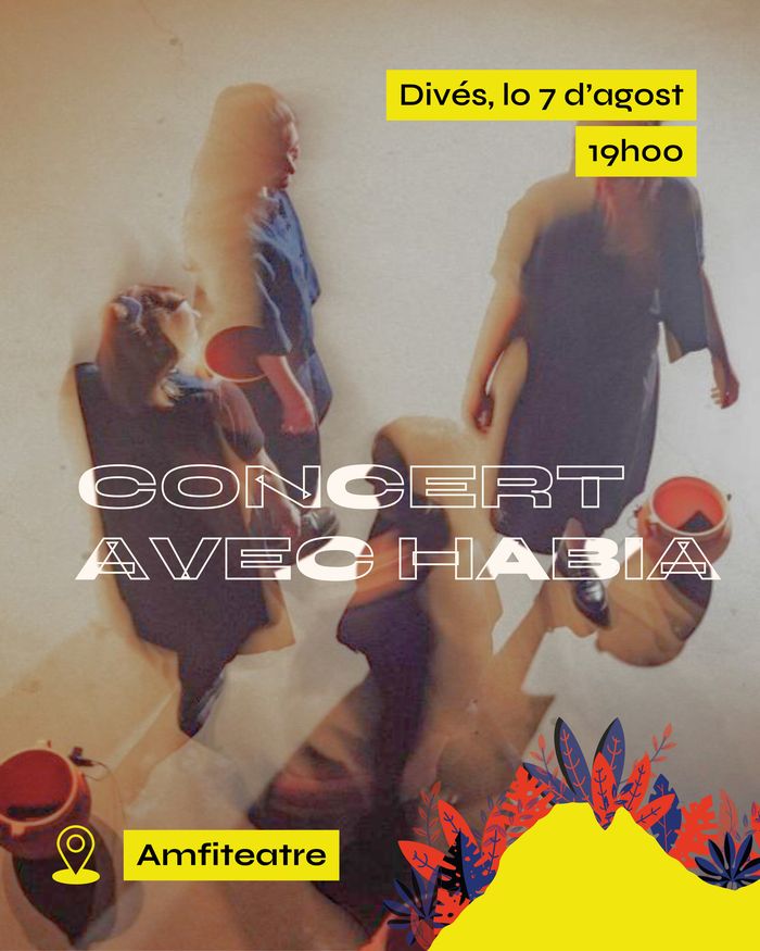 Affiche — Concert avec Habia
