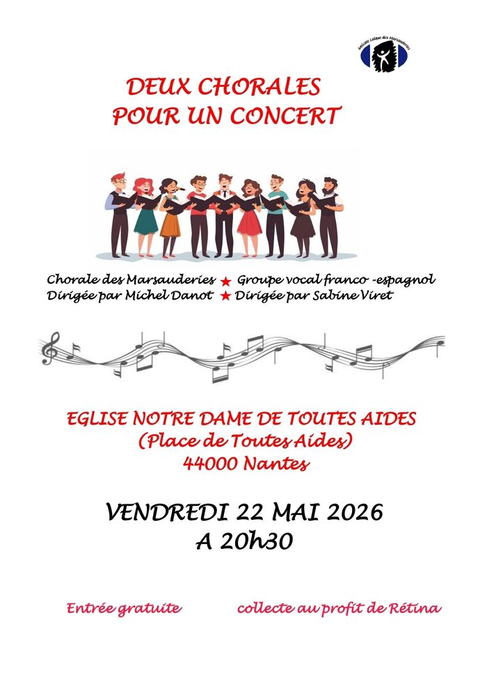 Chorale au profit de l'association Rétina