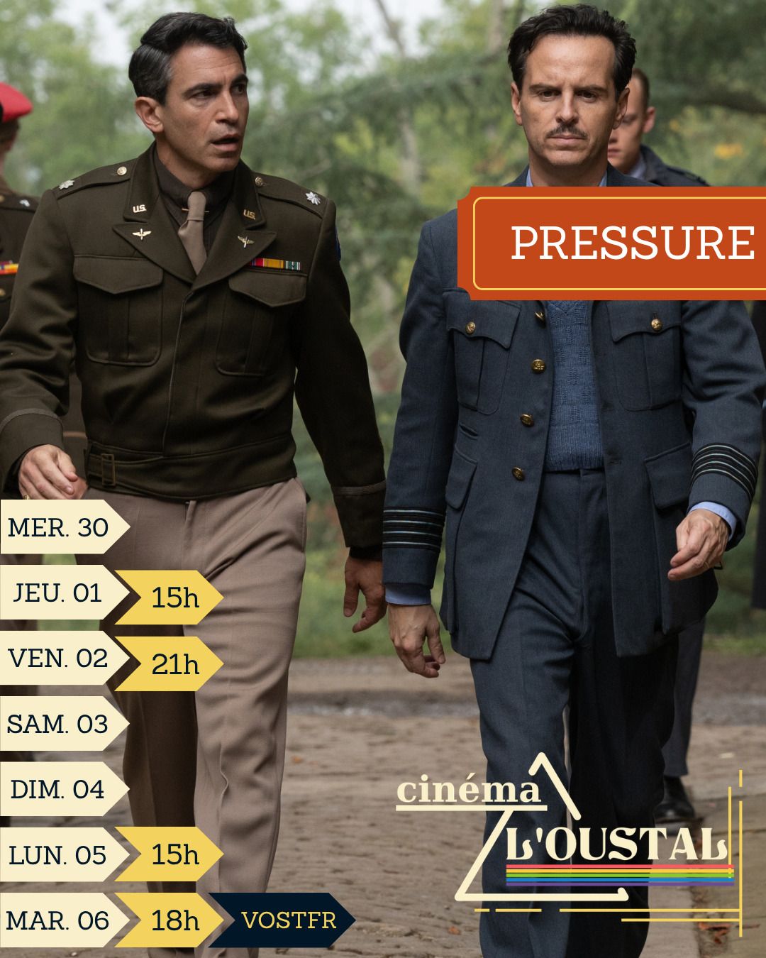 Pressure, thriller historique, 1h40 de Anthony Maras avec Andrew Scott, Brendan Fraser