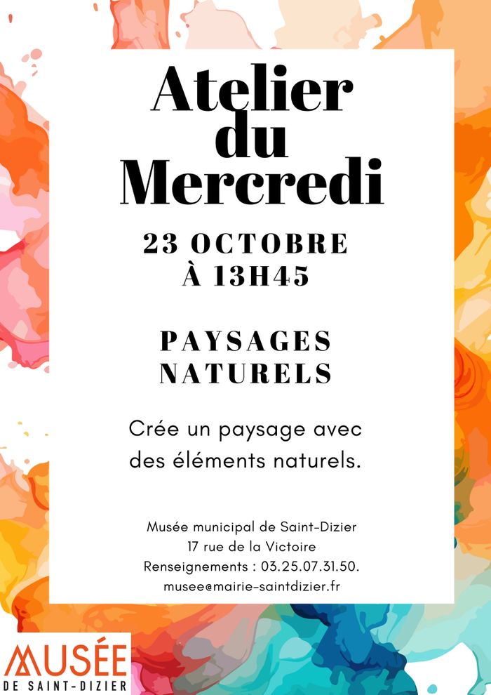 Atelier du Mercredi : Paysages naturels