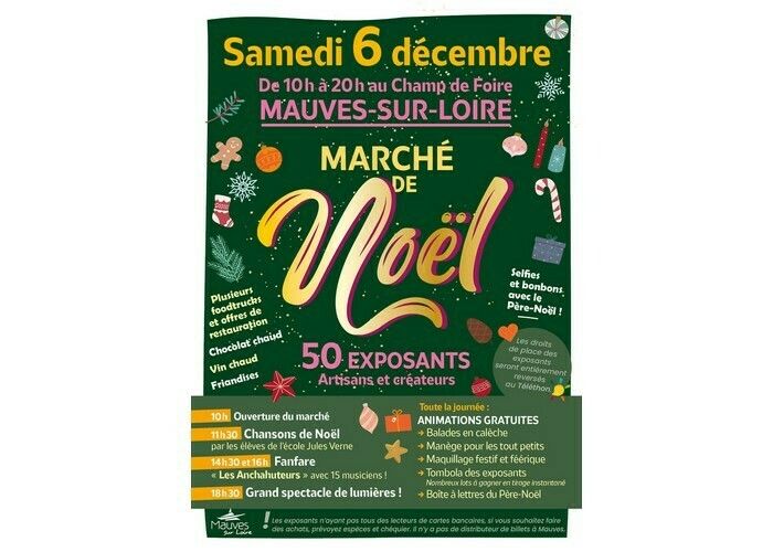 Marché de Noël à Mauves-sur-Loire