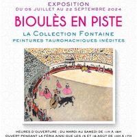 Vernissage de l'exposition: Bioulès en piste