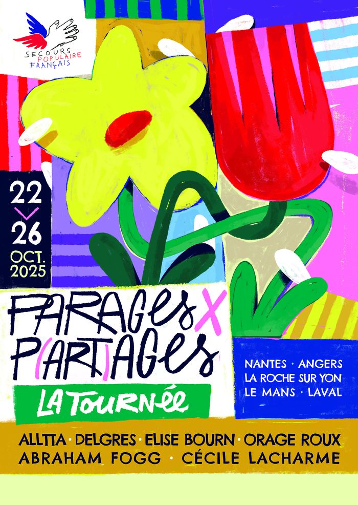 Parages x P(art)ages : Alltta + Delgres + Elise Bourn + Orage Roux + Abraham Fogg + Cécile Lacharme