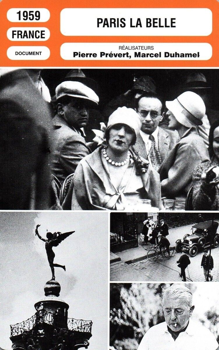 Projection de Paris la Belle (1959) suivie d'une conférence
