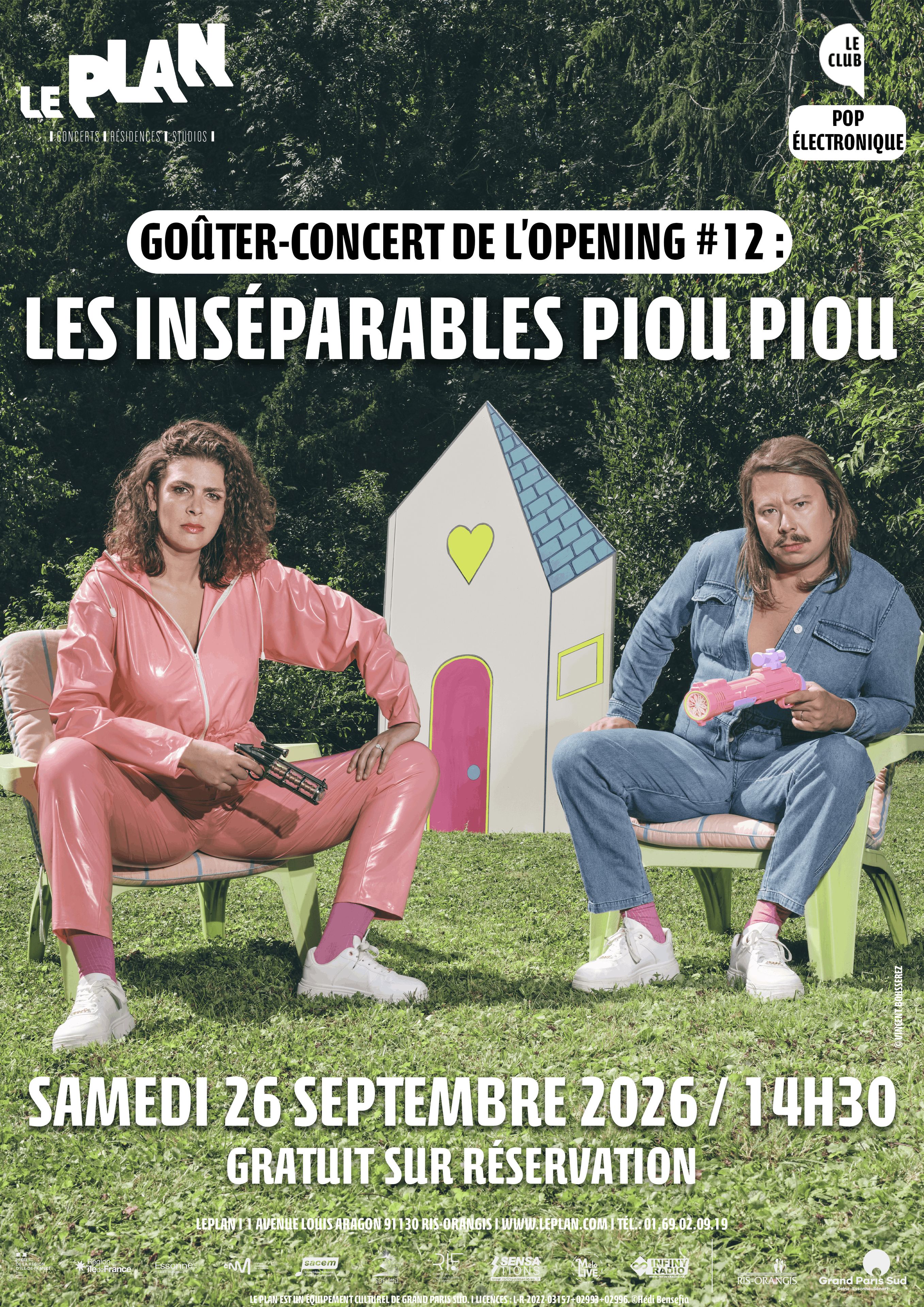Goûter-concert de l'Opening #12 : Les Inséparables Piou Piou